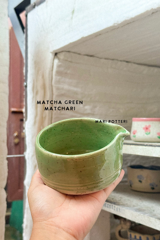 MARI POTTERI - MATCHA GREEN ROUND MATCHARI