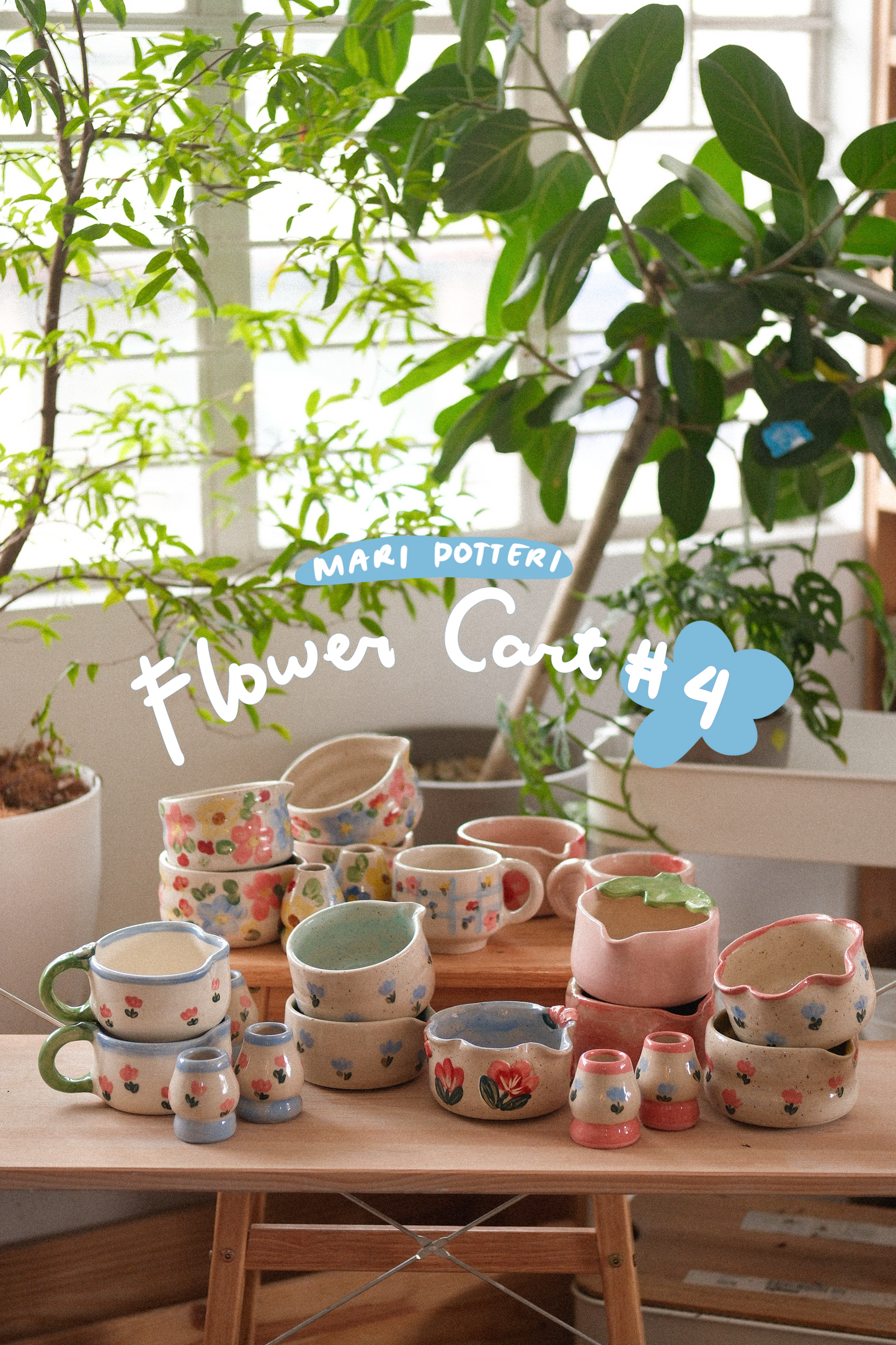 MARI POTTERI FLOWER CART #4