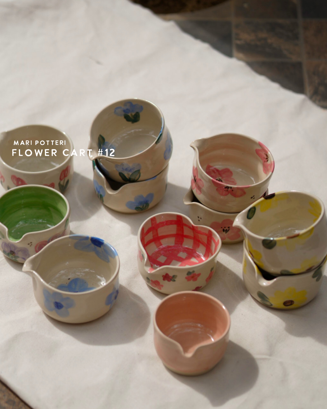 MARI POTTERI : FLOWER CART #12