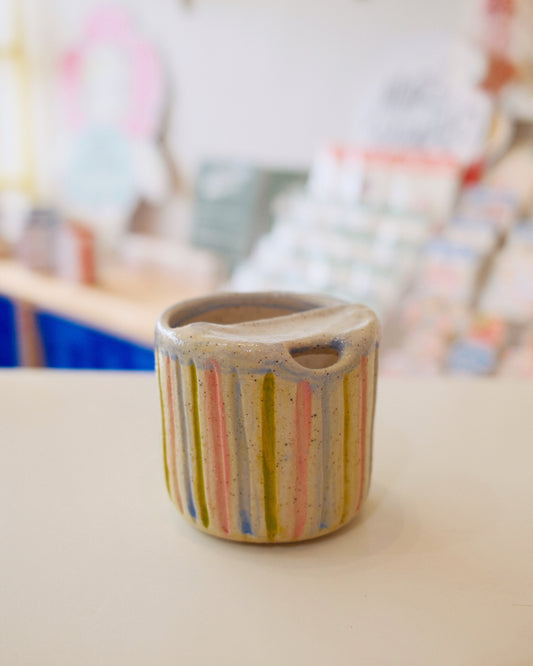 MARI POTTERI PASTEL STRIPES SIPPY CUP