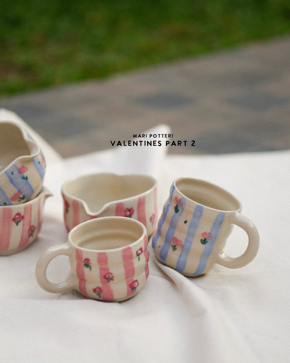 MARI POTTERI STRIPED BOUQUET MATCHARI