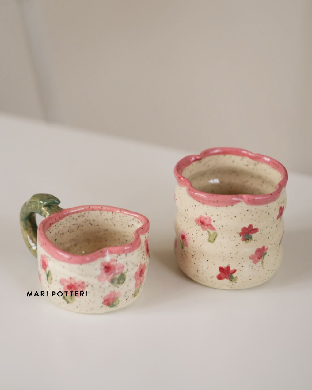 MARI POTTERI SAKURA HANAMI (matchari, matcha bowl, tumbler, mug, bowl )- pre-order 6-8 weeks