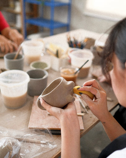 MARI POTTERI CLAY HOUSE - HAND BUILDING MUG MAKING CLASSES