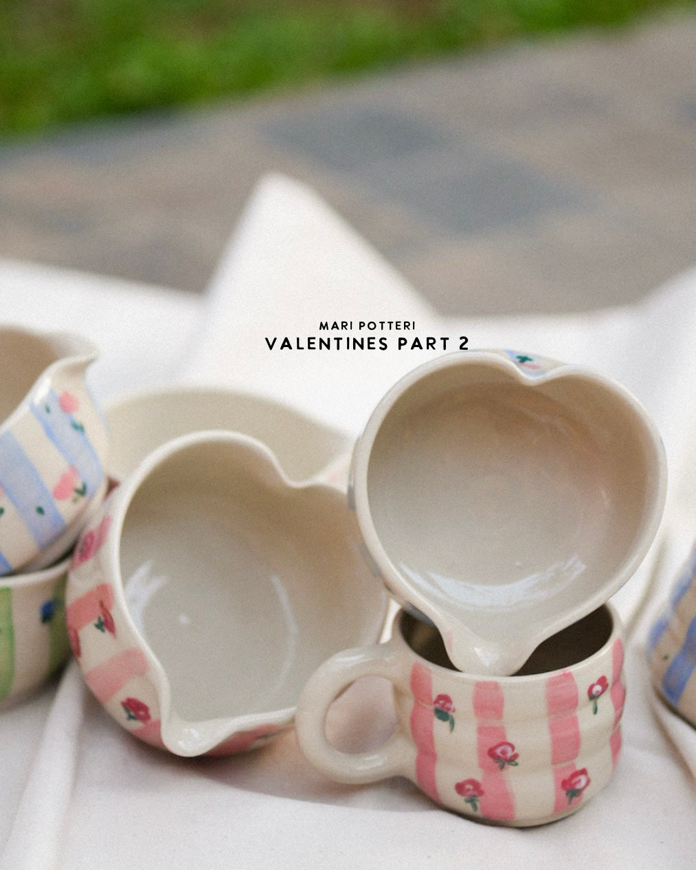 MARI POTTERI STRIPED BOUQUET MATCHARI