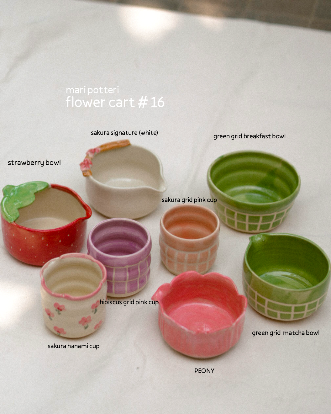 MARI POTTERI : FLOWER CART #16