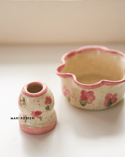 MARI POTTERI SAKURA HANAMI (matchari, matcha bowl, tumbler, mug, bowl )- pre-order 6-8 weeks