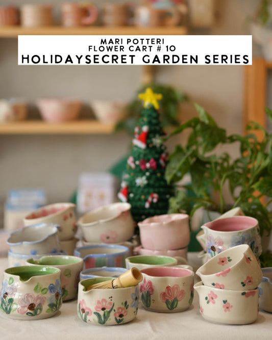 MARI POTTERI : FLOWER CART #10 (HOLIDAY SECRET GARDEN SERIES)