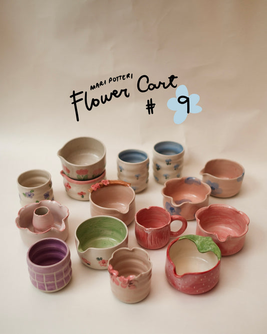 MARI POTTERI : FLOWER CART #9