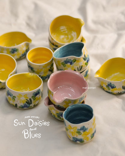 MARI POTTERI SUN DAISIES AND BLUES MATCHARI